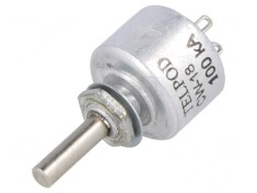 Potentiometru axial 100k&Omega; 1W linear 4mm