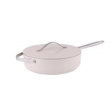 Tigaie inalta cu capac Zilan ZLN0880 din 5 straturi de material, maner inox, 28 cm