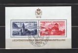 LIECTENSTEIN 1972 - ARHITECTURA. BISERICI. COLITA STAMPILA SPECIALA, C11