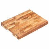 Placa de tocat, 40x30x4 cm, lemn masiv de acacia