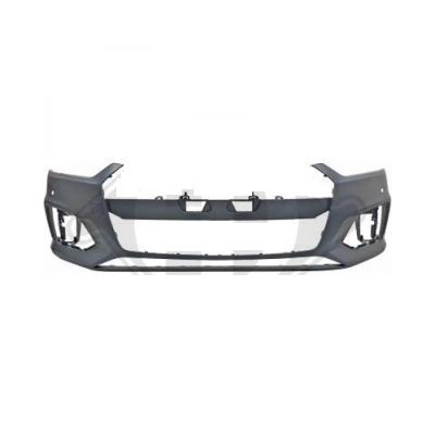 Bara fata Audi A5, 06.2016-, cu 2 gauri pentru Senzori de parcare (PDC), cu capac carlig de remorcare; grunduit, Aftermarket