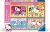 PUZZLE HELLO KITTY BUMPER PACK 4X100, Ravensburger