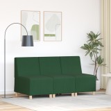 VidaXL Fotoliu 3 pcs Verde junglă 55 x 74 x 82 cm Țesătură de catifea