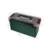 Cutie Pescuit Delphin TBX Case Clip 330x195x145mm, Verde, Plastic, 10 Compartimente, Accesorii Pescuit