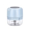 Mini Tocator Electric USB, 100ml, 2 Lame Otel Inoxidabil, Multifunctional: Legume, Nuci, Usturoi, Portabil, Curatare Usoara