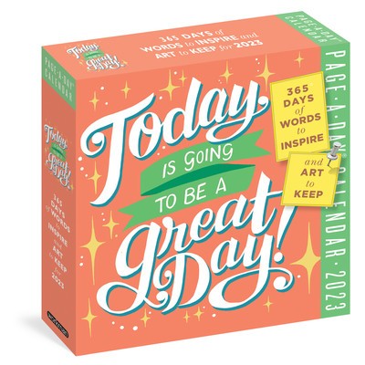 Today Is Going to Be a Great Day! Page-A-Day Calendar 2023 foto
