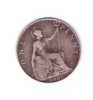Moneda Marea Britanie 1 penny 1908, stare relativ buna, curata, Europa, Bronz