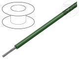 Cablu litat 22AWG TFE verde &icirc;nchis 600V 152m 1x22AWG