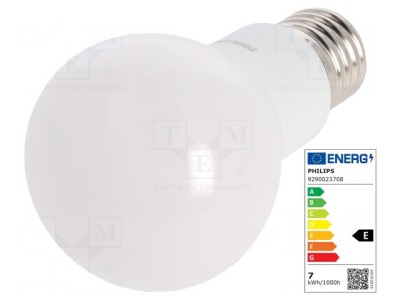 Lampă LED E27 8W Alb Cald 2700K foto