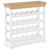 VidaXL Dulap de vinuri, alb, 70 x 22,5 x 70,5 cm, MDF