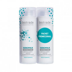 Biotrade Sebomax Sensitive Pachet Sampon pentru scalp sensibil , 200 + 200 ml