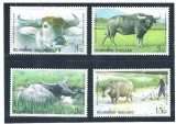Thailanda 2005 - Fauna, water buffalo, serie neuzata