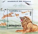 BC355, Romania 2000,, colita fauna, lei