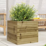 Cumpara ieftin Jardinieră de grădină, 50x50x45,5 cm, lemn de pin impregnat