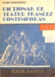 DICTIONAR DE TEATRU FRANCEZ CONTEMPORAN-ELENA GORUNESCU-260916