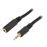 Cablu Audio Jack 3.5mm 3m Negru