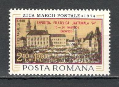 Romania.1974 Expozitia filatelica NATIONALA-supr. TR.404 foto