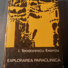 Exploatarea paraclinica I. Teodorescu Exarcu