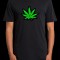 Tricou luminos cu egalizator Marijuana, marime M