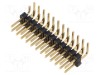 Conector SAMTEC 24 pini tată unghi 90&deg; THT