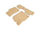 Covoare cauciuc tavita Bej compatibile Skoda Superb II 2008-2015​ Cod: 3D 61607B / A10, Lumi LUXURY