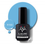 555 Crystal blue | Laloo gel polish 15ml, Laloo Cosmetics