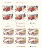 EUROPA 2013,VEHICULE POSTALE,MINICOLI DE 6,Lp.1979b,2013, MNH ** ROMANIA.