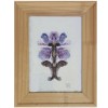 Tablou Abstract Violet cu Rama Lemn si Sticla 20x30cm - Decor Acasa, Birou, Cadou Original - Ravariuart