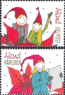 Aland (Finlanda) 2009 - Crăciun, serie neuzata foto