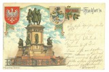 GER 91 - FRANKFURT, Litho, Germany - old postcard - used - 1900
