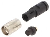 Conector M9 Mamă Aurit IP67 125V 7 PIN Pe Cablu
