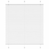 vidaXL Jaluzea plisată alb 115x150 cm Lățime țesătură 114,4 cm