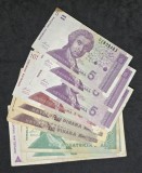LOT Colecție Bancnote Croația