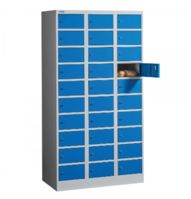 DULAP METALIC PENTRU VALORI CU 30 COMPARTIMENTE, 900x500x1800 mm (LxlxH), FIRST foto