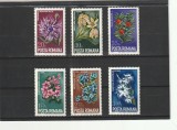 ROMANIA 1974 LP 861 OCROTIREA NATURII FLORI SERIE MNH NESTAMPILATA