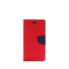 Husa FlipCover Fancy Sony Xperia Z1 Compact RED-NAVY foto