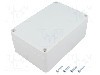 Carcasa ABS, 90mmx135mmx55mm, IP65, MASZCZYK - KM-175/GY