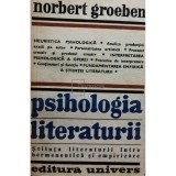 Norbert Groeben - Psihologia literaturii (Editia: 1978)