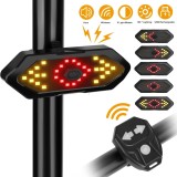 Cumpara ieftin Set semnalizator Bicicleta, Incluse claxon, Incarcare USB, 5 moduri de lumina, IP65 Rezistent la Apa si Praf, Usor de Instalat - Negru
