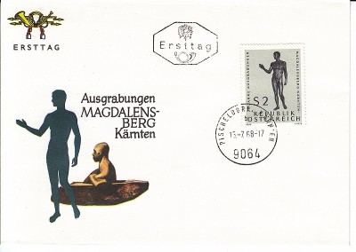 Austria &amp;Ouml;sterreich 1968 Magdalens-Berg FDC K.056 foto