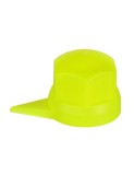Set 10 Bucati Capac Plastic Pentru Prezon Roata Cu Indicator 32 mm Neon Galben 41mm
