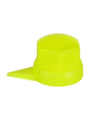Set 10 Bucati Capac Plastic Pentru Prezon Roata Cu Indicator 32 mm Neon Galben 41mm