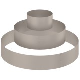 vidaXL Vază pentru Grădină Maro 120 x 120 x 20 cm 873661