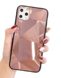 Huse telefon cu textura diamant Iphone 11 Pro Max , Maro, Auriu