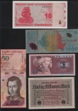 Set 5 bancnote de prin lume adunate (cele din imagini) #112, Africa