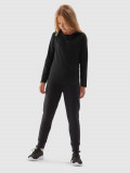 Pantaloni jogger de molton pentru fete, 4F Sportswear