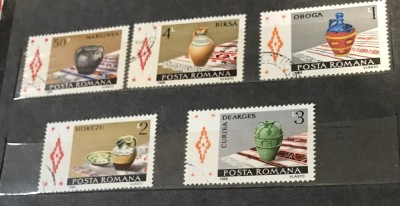 (1) Timbre Serii Romania Oale foto