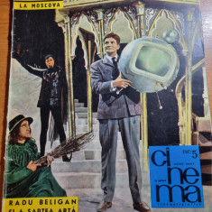 revista cinema mai 1963-radu beligan,filmul lupeni 29,victor rebengiuc