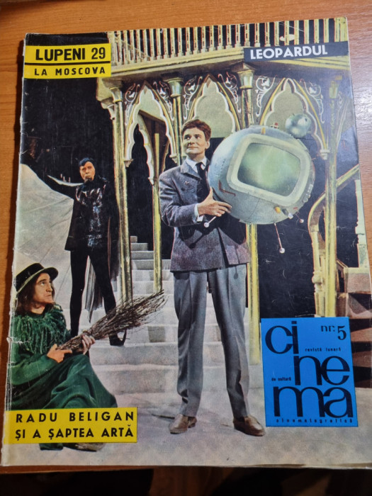 revista cinema mai 1963-radu beligan,filmul lupeni 29,victor rebengiuc