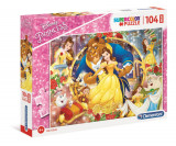 Puzzle Clementoni Maxi, Frumoasa si Bestia, 104 piese